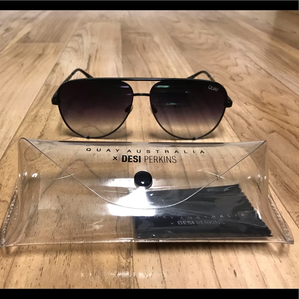 Quay Australia high key black/fade sunglasses